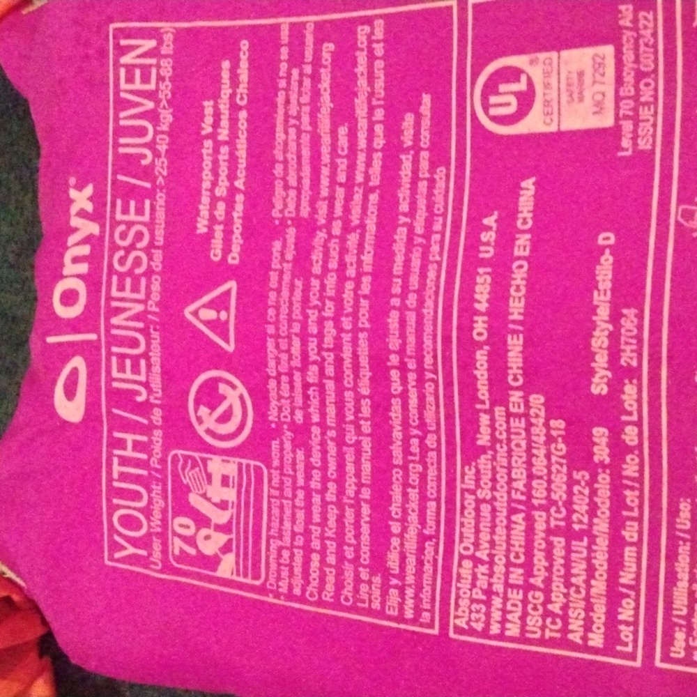 Child's Life jacket - Picture 7 of 7